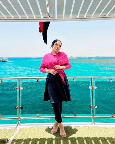 Mayaabdelhamid on Instagram: "My favorite Butkini💕🫶🏻
 From: @rehamabozaid_burkini
@reham_abozaid122"