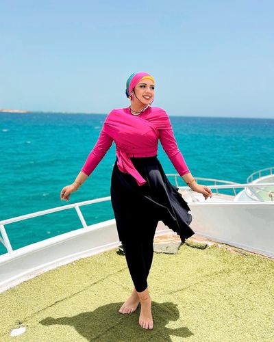 Mayaabdelhamid on Instagram: "My favorite Butkini💕🫶🏻
 From: @rehamabozaid_burkini
@reham_abozaid122"