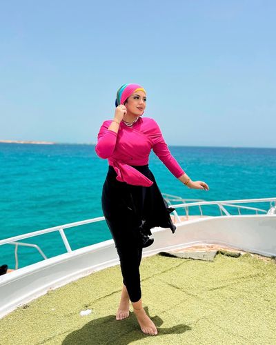 Mayaabdelhamid on Instagram: "My favorite Butkini💕🫶🏻
 From: @rehamabozaid_burkini
@reham_abozaid122"